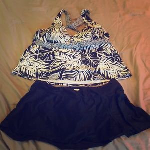 Two piece bathing suit